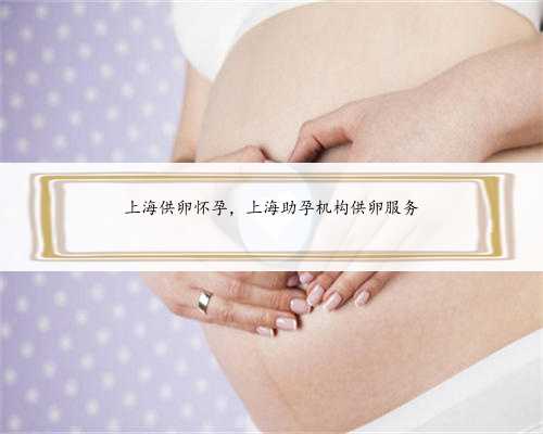 上海供卵怀孕，上海助孕机构供卵服务
